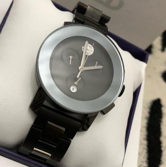 Ladies movado bold ,Crystal chronograph watch main image 7